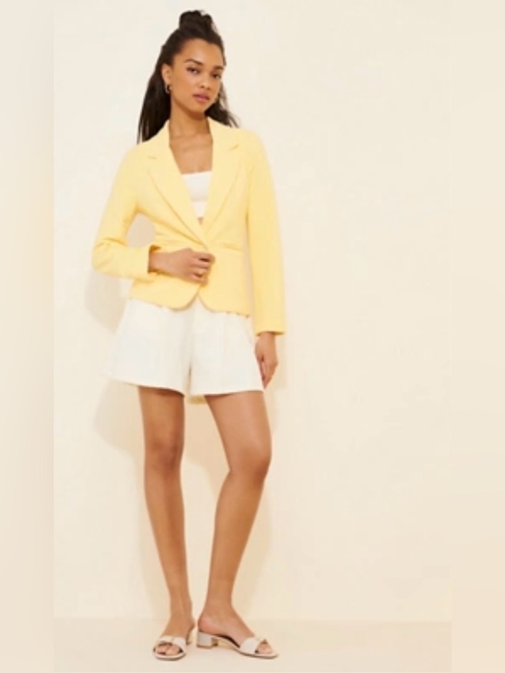 Porridge - Kiera Knit Blazer - Yellow